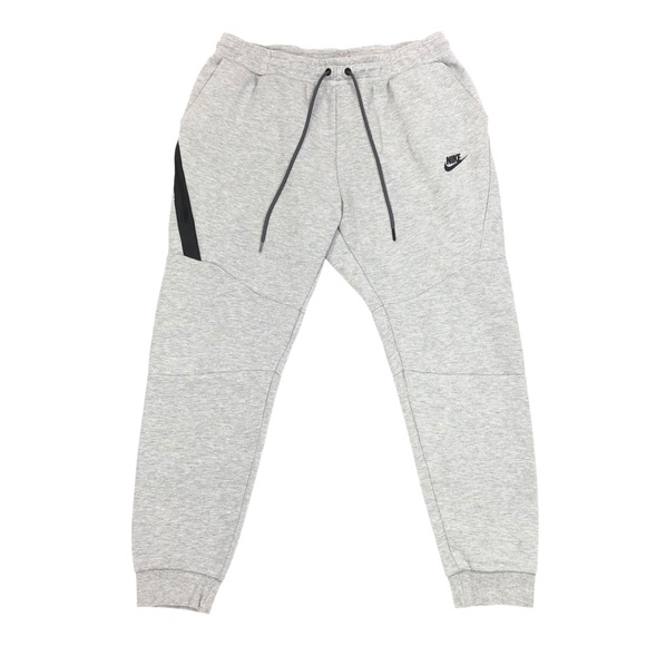 Nike Tech Fleece Joggers Sweatpants Men's Size Large Gray 25.5" Inseam - Picture 1 of 9